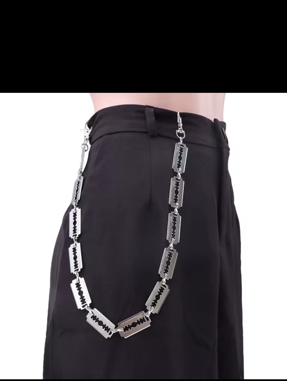 nwot Razor Blade Pants Chain - Picture 5 of 7